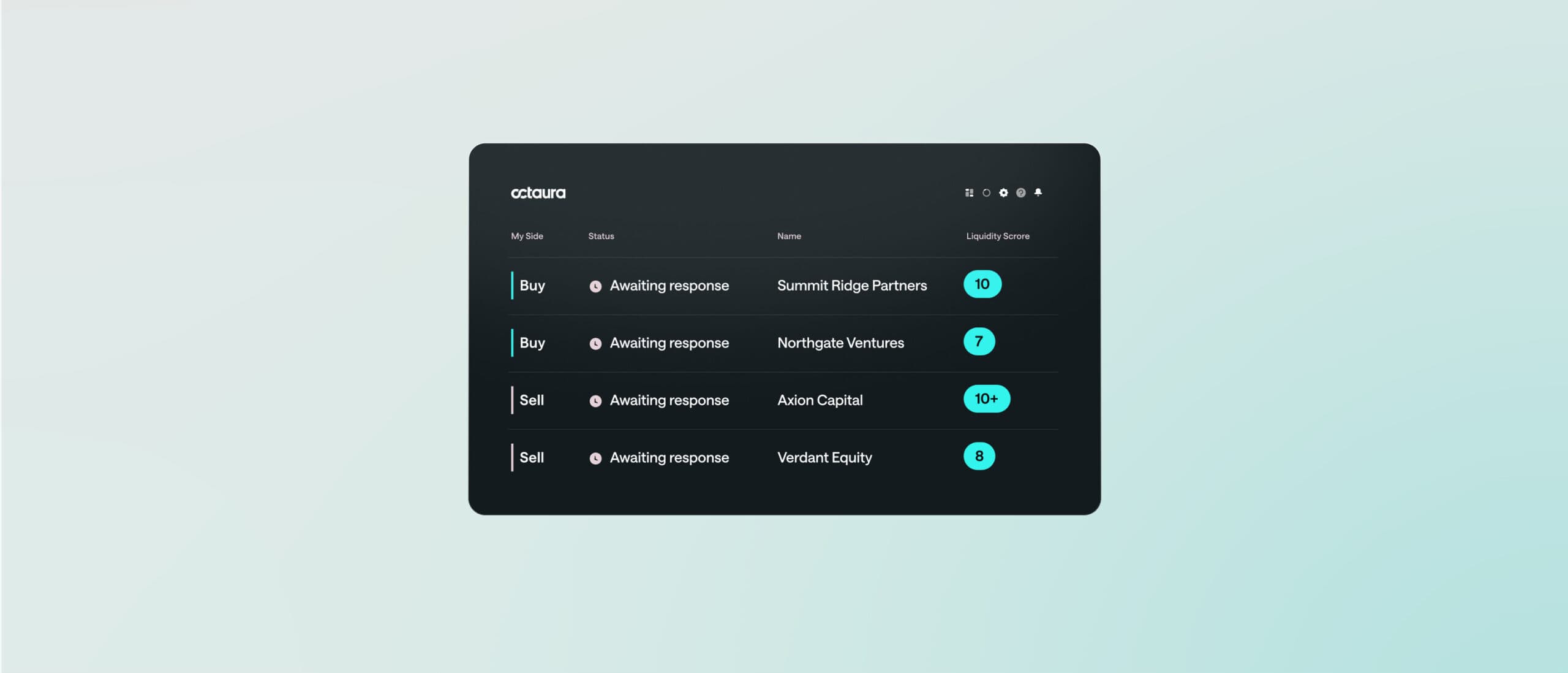 Octaura_Loan Market Lists